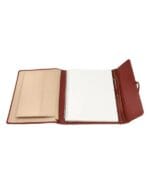 A4 BROWN LEATHER PADFOLIO